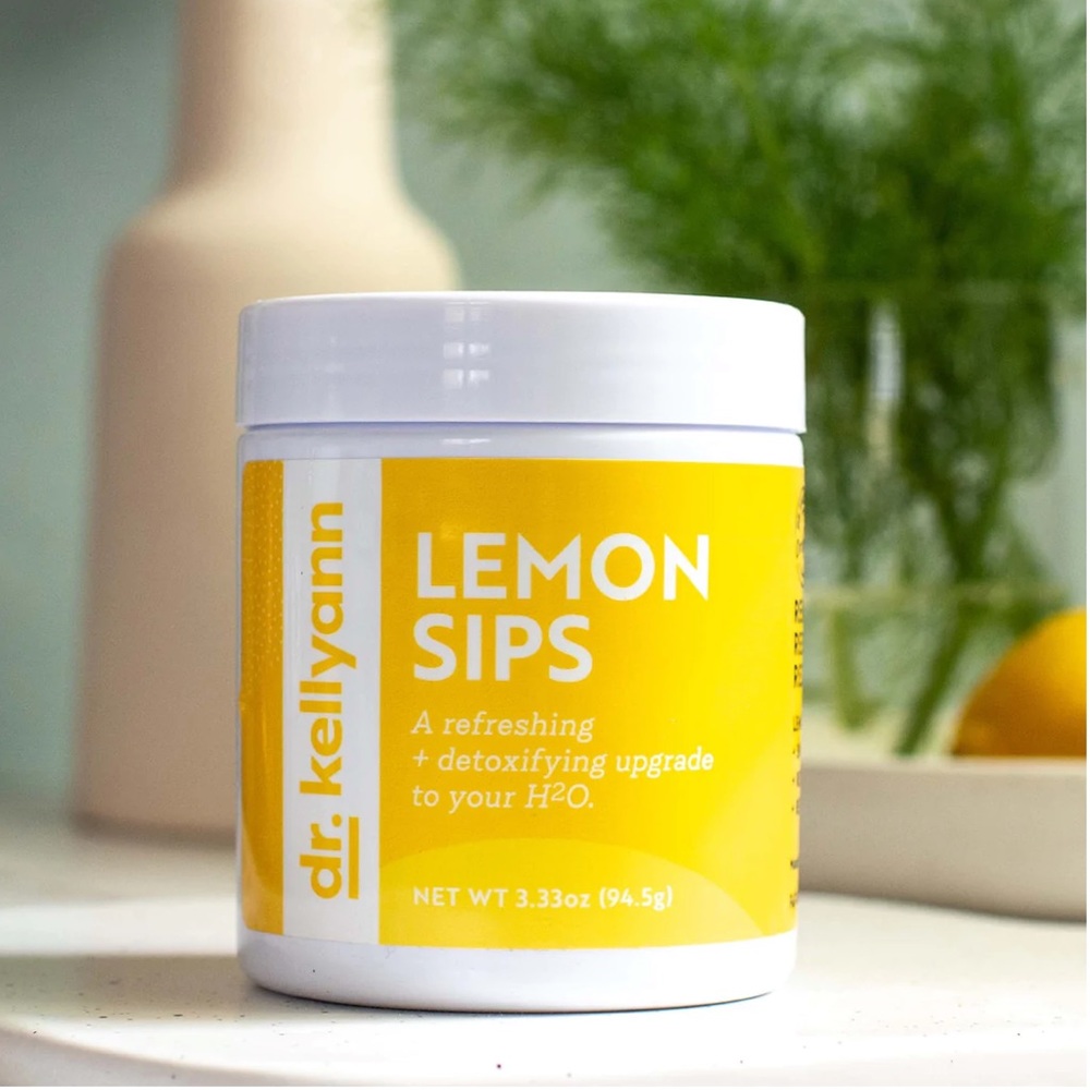 Dr. Kellyann Lemon sips